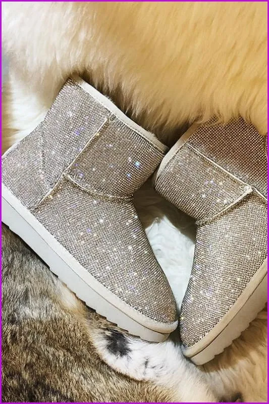 3 Colors Glitter Boots F300