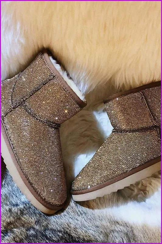 3 Colors Glitter Boots F300