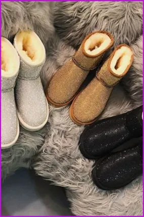 3 Colors Glitter Boots F300