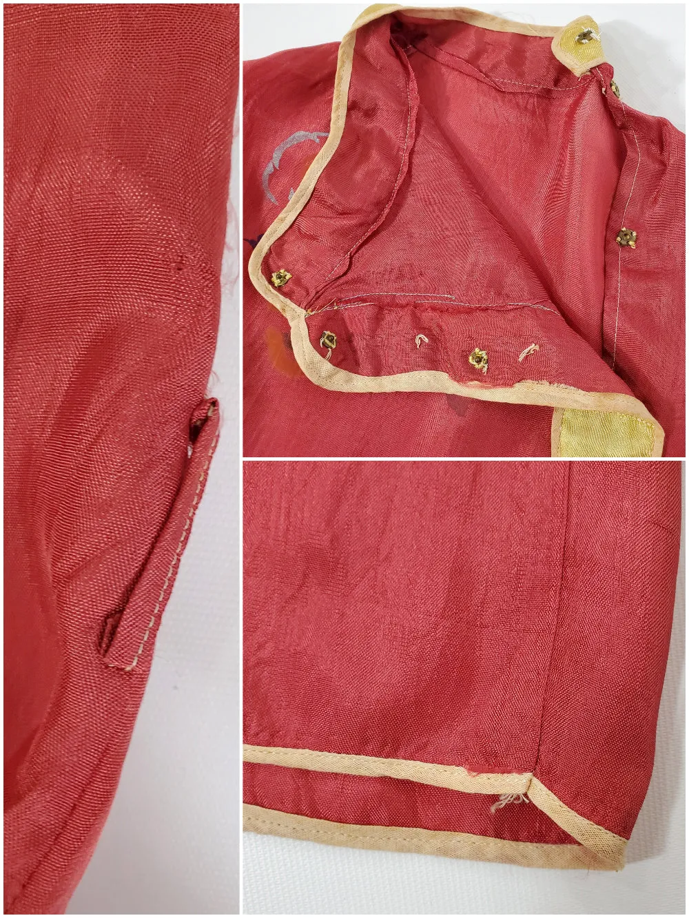 40s Occupied Japan Loungewear and Parasol Set - sm