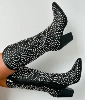$75 Black Cowboy Boots