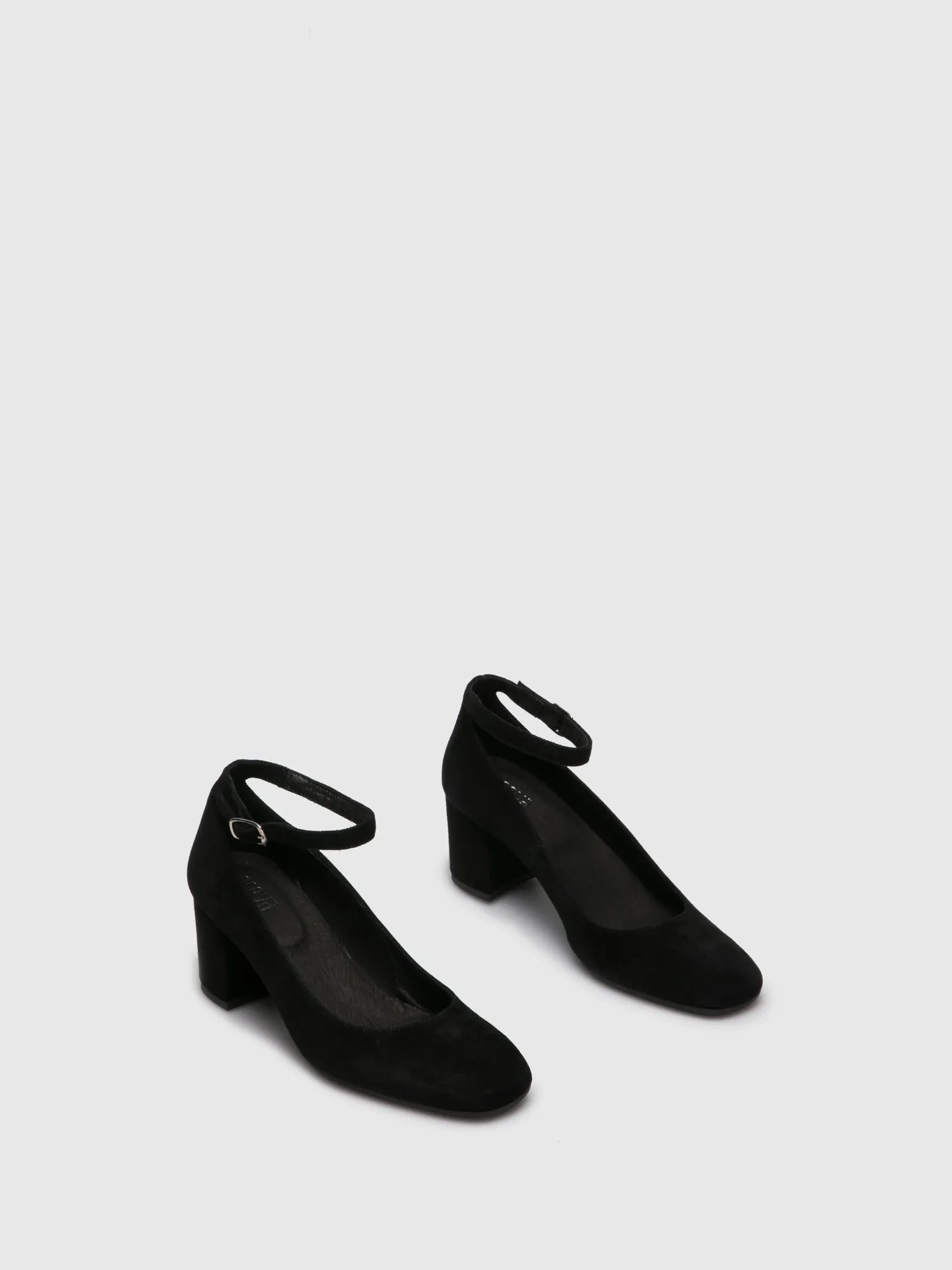 Black Ankle Strap Shoes