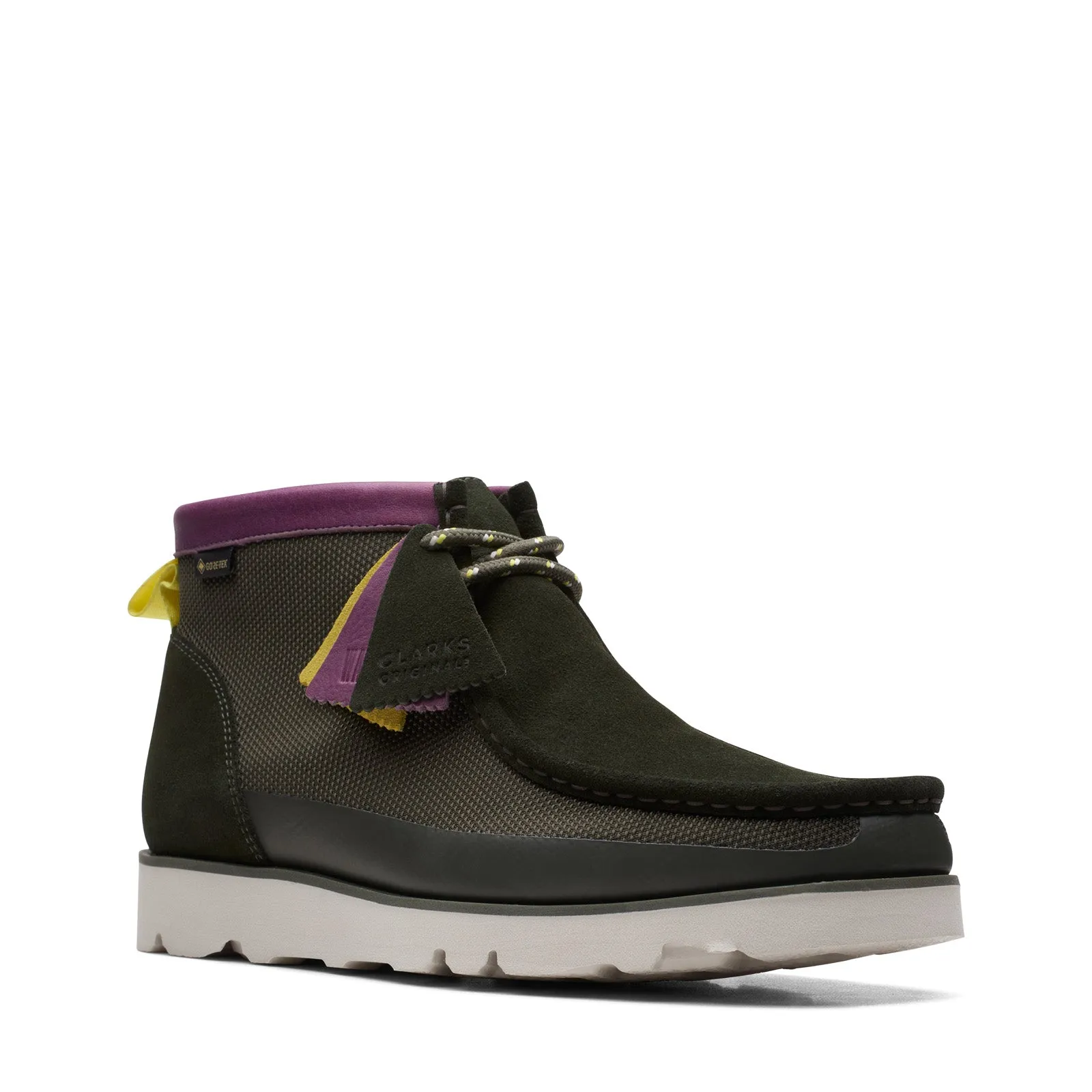 Clarks Originals Wallabee Boots 2.0 Gore Tex Gtx Men's Green Combi Suede 26167866