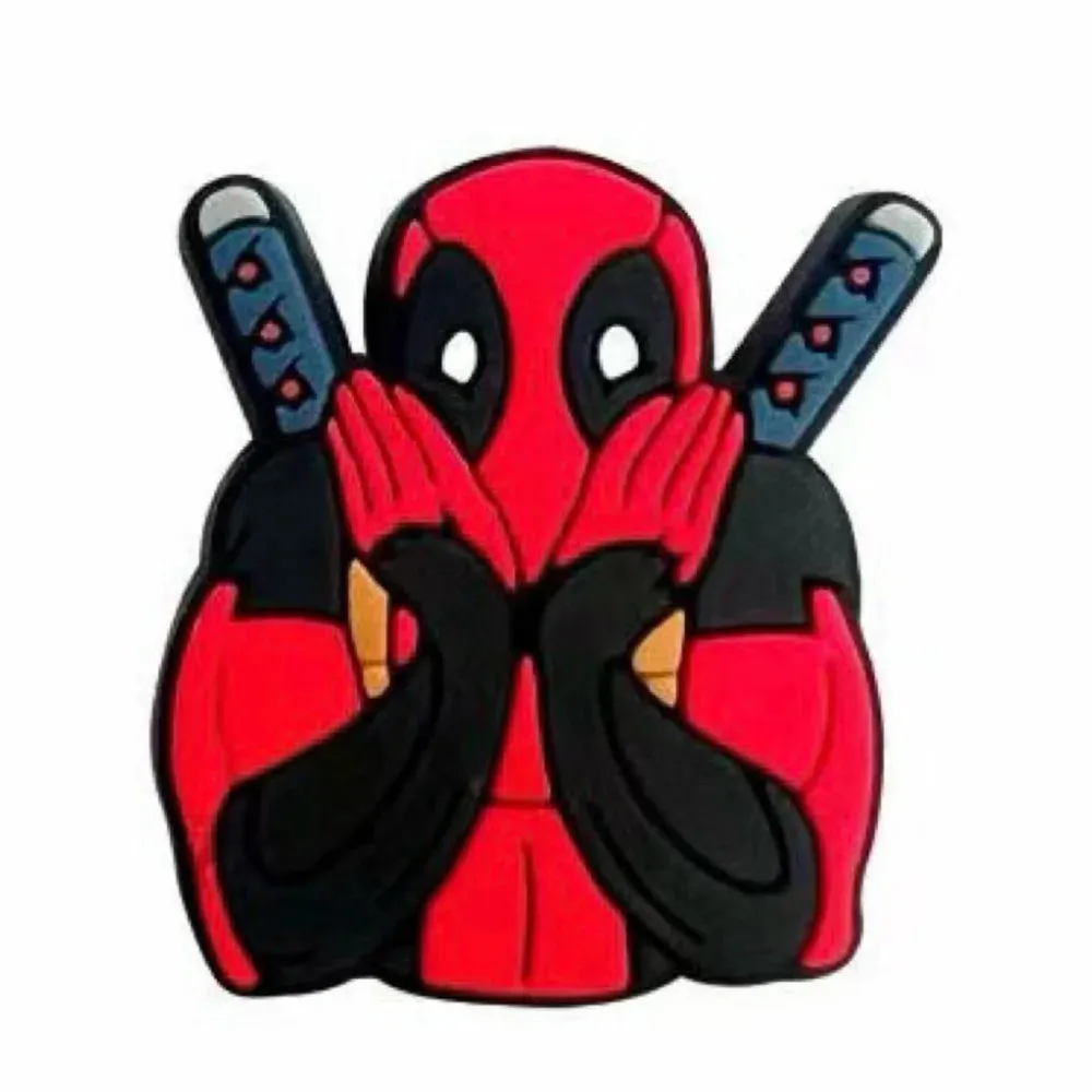Deadpool Shoes Charms Accessories 9pcs