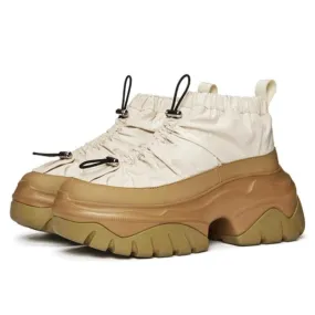 Fishbone Thick-Sole Retro Women’s Boots