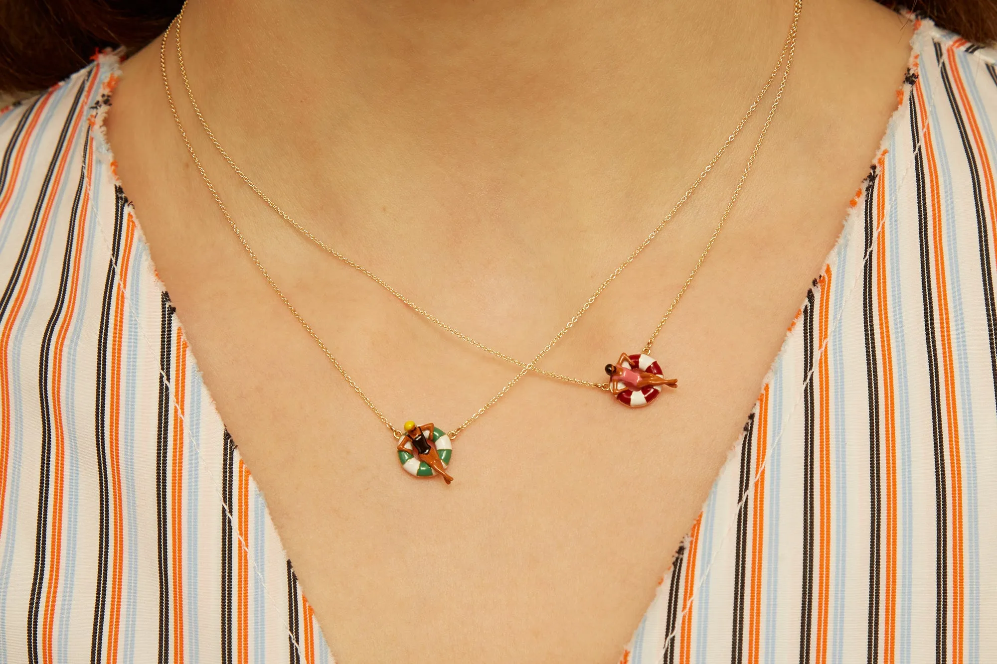 FLOTADORA GREEN NECKLACE