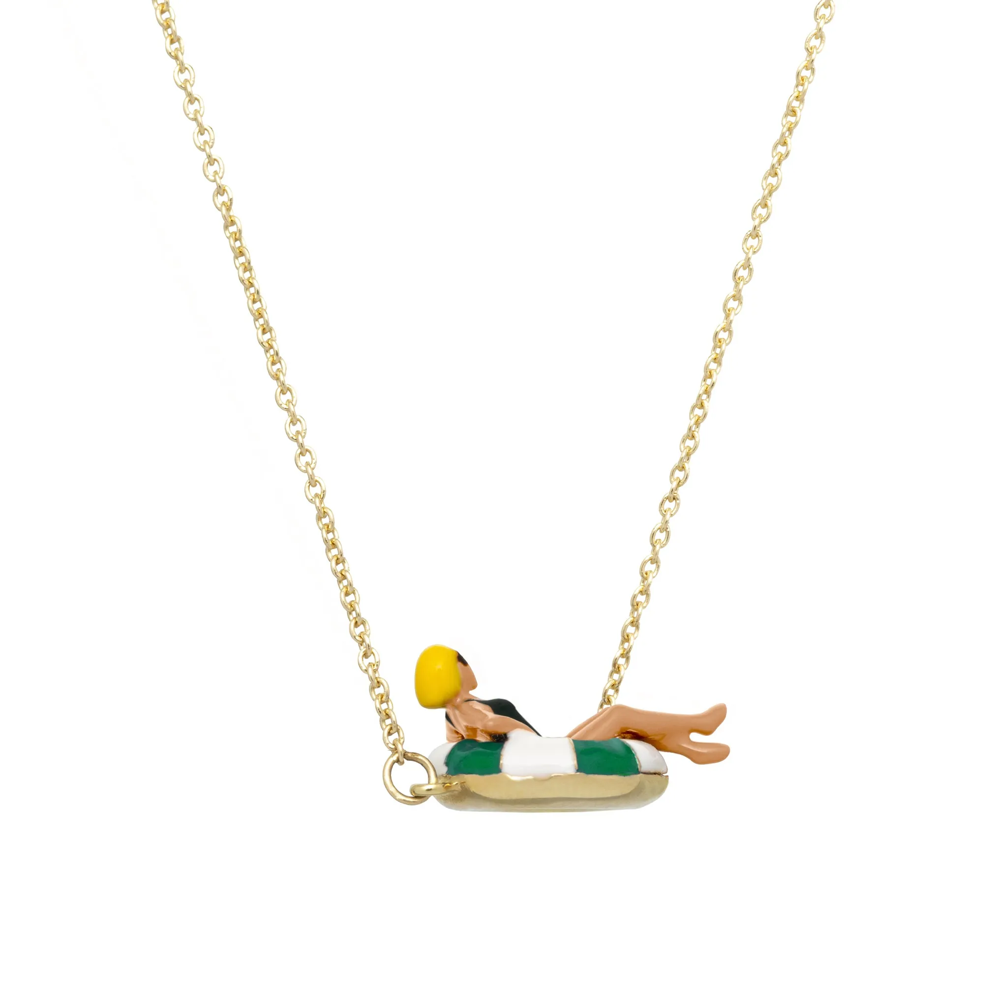 FLOTADORA GREEN NECKLACE
