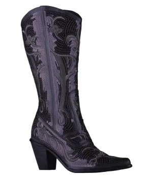 Helen's Heart Black Blingy Sequins Cowboy Boots